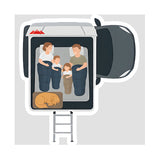 Extended Ventura Deluxe 1.4 Roof Top Tent + Annex (IN STOCK)