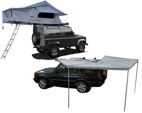Extended Ventura Deluxe 1.4 Roof Top Tent + 270 Awning