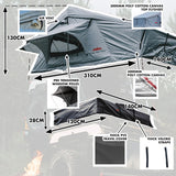 Extended Ventura Deluxe 1.4 Roof Top Tent (IN STOCK)