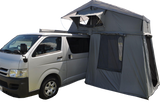 Extended Ventura Deluxe 1.4 Roof Top Tent + Annex + Stove Cooker + Storage Hooks