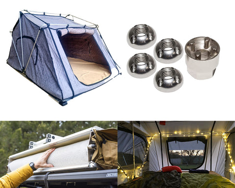 Thermal Insulation Liner + Anti Condensation Mattress + FREE LED Lighting + Locking Nuts