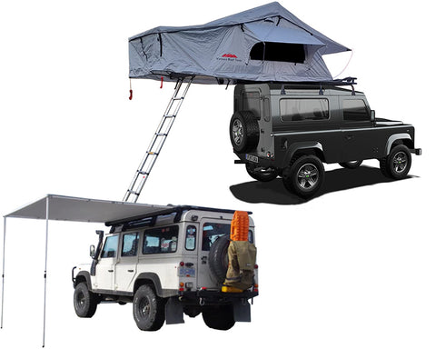 Extended Ventura Deluxe 1.4 Roof Top Tent + Side Awning (IN STOCK)